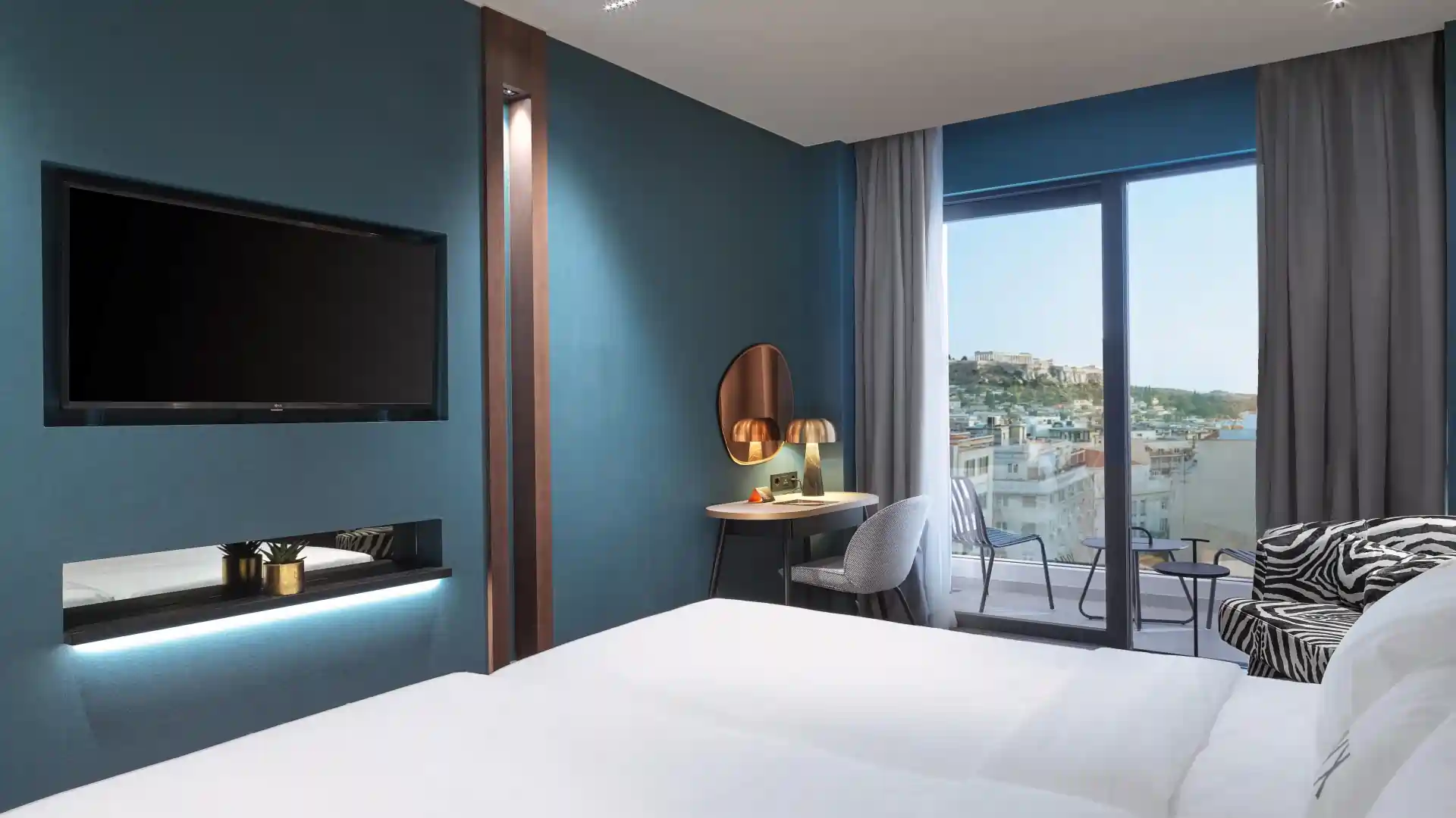 Δωμάτιο «Deluxe Acropolis Room with Lounge Access»